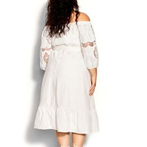 City chic  Lacey cotton dress 18W